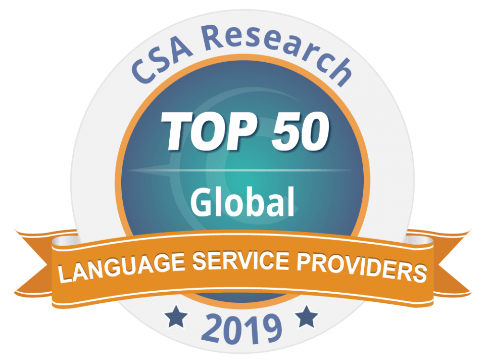 Top 50 global language service providers 2019 - news article